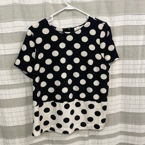 Polka dot blouse